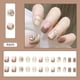 thumbnail image 1 of Press on Nails Uñas postizas europeas Press on Nails Sello UV Brillante Cobertura total Uñas postizas artificiales Uñas para mujeres, 1 of 5