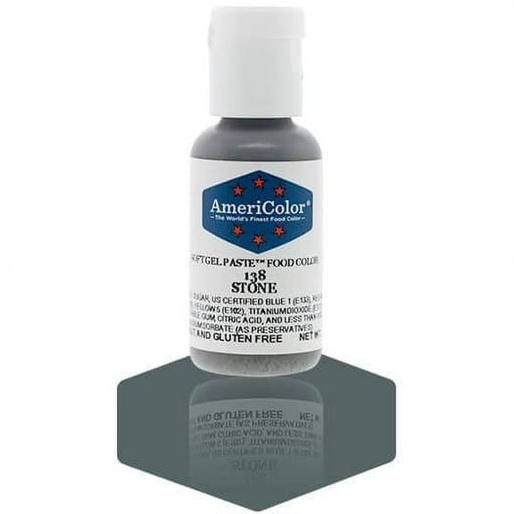 AmeriColor, Soft Gel Paste Food Color, Stone .75 oz