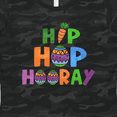 thumbnail image 4 of Inktastic Easter Hip Hop Hooray with Eggs and Carrot Women's T-Shirt, 4 of 5