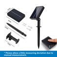 thumbnail image 2 of Mistaha Leds Solar Rope Lights Outdoor 8 Modes Waterproof Tube Lamp with Touching Switch for, 2 of 8