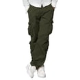 thumbnail image 1 of Pantalones Cargo Match para Hombre Salvaje Verde Ejército Oscuro Talla 42, 1 of 6