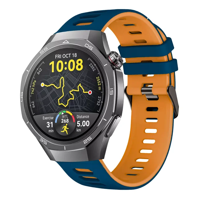 Correa Deportiva Doble Color Para Huawei Watch Gt 5 Pro