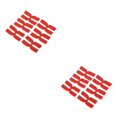 thumbnail image 2 of Soidarity Paquete de 6 3g Barra de equilibrio de raqueta de tenis Reemplazo portátil Equilibrador de tiras de energía ponderadas en forma de H Rojo 2piezas, 2 of 6