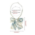 thumbnail image 2 of INSPIRE CHIC Plaid Pre-tied Knot Cute Stylish Colorful Bow Ties for Women Uniform School Blue Yellow, 2 of 6