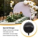 thumbnail image 5 of Ounissouiy Globos redondos, película de aluminio, tamaño grande, peso ligero, globo para casa, arreglo de ambiente, accesorios para fotos, accesorio para Kits de decoración para fiestas Negro Ounissouiy HA062117-07, 5 of 6