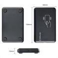 thumbnail image 2 of 2X USB RFID Reader ID Card Reader Contactless Card Reader for EM4100,2 * ID reader 2 * USB cable 10 * key rings,black, 2 of 7