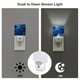 thumbnail image 3 of Balery Deep Sea Glowing Fishes Luz Nocturna LED con Sensor Automático, Enchufe con Sensor Crepuscular, Luz Suave de 0.5W para Dormitorio, Pasillo, Baño-US, 3 of 7