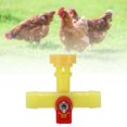 thumbnail image 4 of Poultry Nipple Waterer Hanging Cup Automatic Chicken Drinking Cup Machine 10 Set Chicken Drinking Cups Automatic Poultry Nipple Waterer Hanging Cup Farm AccessoriesThree Way Steel, 4 of 8