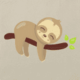 thumbnail image 4 of Inktastic Cute Sloth Sleeping On Tree Branch, Lazy Sloth Tote Bag, 4 of 5