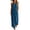 Blue Dress, variant on Miluxas Women's Halter Neck Sleeveless Maxi Dress Pleated Front A Line Looes Flowy Long Dress with Pockets Lightweight Beach Vacation Outfits Brown