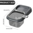 thumbnail image 3 of Kitchen Faucet Hanging Drain Basket with Suction Cup, Multi-Purpose Strainer And Vegetable Washer, Quick Waste Filter And Draining Container for Sink, Easy to Install And Remove, 1 Drain Basket, 3 of 9