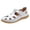 Silver, variant on Womens Sandals Comfortable Flat Heel Open Toe Summer Daily Shoes Fashion Casual Versatile Soft Bottom Hollow Leisure Spring Style Fashionable Comfortable Beach Flat Sandals