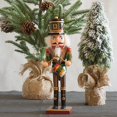 thumbnail image 3 of Kmbangi Traditional Wooden Nutcracker Christmas Soldier with Uniform, 3 of 5