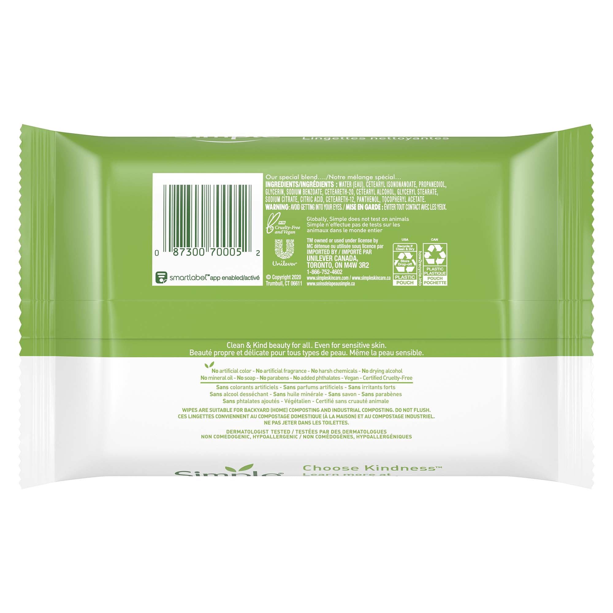 simple makeup wipes walmart