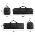 thumbnail image 5 of Fitdom 106L 45" Heavy Duty Extra Large Duffle with Upgrade Zipper, Durable & Water Resistant. Perfect as Camping Bag Travel Storage Tent Storage Sports Equipment Bag For Coaches & More, 5 of 6