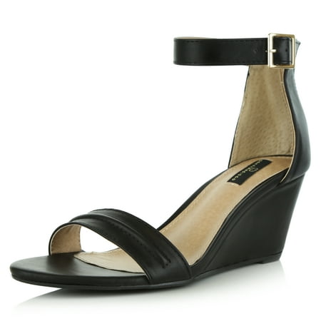 Dailyshoes Dailyshoes Wedge Heeled For Women Mid Wedges Sandal