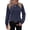 Leopard-Royal Blue, variant on Ronuti Fall Sweatshirts for Women Long Sleeve Shirts Fashion Casual Crew Neck Pullover Tops