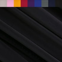 FabricLA ITY Knit Jersey Polyester Spandex Fabric by The Yard - 60" Inch Wide, 2-Way Stretch - Costumes & Dancewear - Black, 3 Continuous Yards