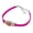 Pink, variant on Some People Spread Sunshine I Hate Those People Funny Humor Novelty Suede Leather Metal Bracelet