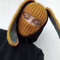 thumbnail image 5 of Whigetiy Rabbit Balaclava Beanie Long Ear Skullies Beanie Bunny Hat Long Rabbit Ear Hat, 5 of 13