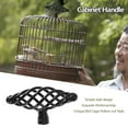 thumbnail image 4 of Poignée d'Armoire Poignée de Cage à Oiseaux Poignée de Placard en Fer Noir Mat Poignée de Cage à Oiseaux Solide Style Simple Accessoire de Porte de Meuble3-0, 4 of 8
