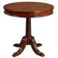 thumbnail image 2 of Uttermost Table Ronde de Frein en Pécan Poli, 2 of 2