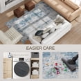thumbnail image 4 of HOMCOM Machine Washable Area Rug 5x7, Non-Slip Modern Abstract Floor Cover Foldable Carpet for Living Room, Bedroom, Dining Room, Blue, 4 of 9
