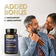 Prostate Health Supplements for Men - 3X Strength with Saw Palmetto Blend Stinging Nettle Root & Pumpkin Seed Support Complex - Supports Bathroom Trips Prostate & Urinary Health - 60 Capsules