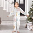 thumbnail image 6 of Vzayyk 4T-14Y Size Aviliable Cozy One-Piece Footless Sleeper Pajama Cute Sun Moon and Stars, 6 of 8