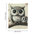 thumbnail image 3 of ZFLMY Owl Baby Branch Tapestry Wall Art Home Decor 100% Polyester 30*40in, 3 of 5