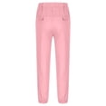 thumbnail image 5 of KPOPLK Boy's Cargo Joggers Pants Youth Quick Dry Hiking Lightweight Pants for Sports Outdoor with Pockets Size 11-12 Years,Pink, 5 of 8