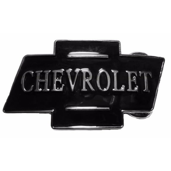 Classic Chevrolet Logo Metal w/ Enamel Belt Buckle