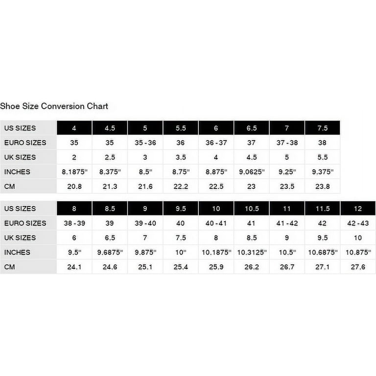 Blondo 2025 size chart