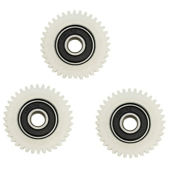 3Pcs 36 Teeth 38mm Nylon Electronic Motor Gear Bearing Gears for Electric Bike Bicycle