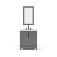 thumbnail image 2 of Water Creation Elizabeth 30" Wood Single Bathroom Vanity in Gray/Bronze, 2 of 7
