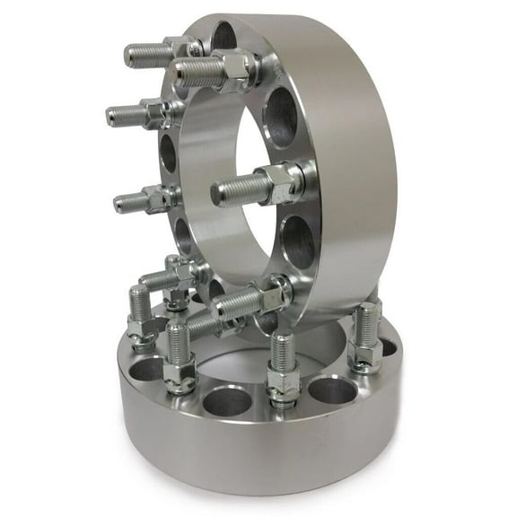 8x180 Wheel Spacers 2.5" inch Compatible with GMC Sierra Compatible with Chevy Silverado 2500 3500 Trucks 14x1.5 Grade 12.9 Studs Set of 2