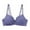 Blue, variant on Women's Seamless Unpadded Backless Strap Push Up See Through Bra Sports Bra Running, Size 36/80