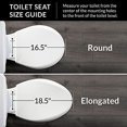thumbnail image 4 of Mayfair 46EC 047 Siège de Toilette, pour Utilisation avec Bols Ronds, 16-1/2 Po L X 14.63 Po L, 4 of 8