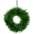 thumbnail image 2 of Northlight Wispy Feather Christmas Wreath - 14.5" - Unlit - Green, 2 of 5