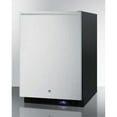 thumbnail image 2 of Frost-free built-in undercounter all-freezer for residential use, with factory installed icemaker, stainless steel wrapped exterior, and horizontal handle, 2 of 4