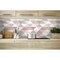 thumbnail image 5 of NextWall  Mod Triangles Geometric Peel and Stick Removable Wallpaper - 20.5 in. W x 18 ft. L, 5 of 5