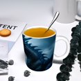 thumbnail image 5 of Yiaed Blue Thunder Storm Dragon Print Ceramics Coffee,Large Handle Design,Extra Large Tea and Coffee Cup for Office and Home Mugs, 5 of 6