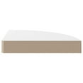 thumbnail image 2 of vidaXL Floating Corner Shelf High Gloss White 25x25x3.8 cm MDF, 2 of 4