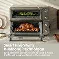 thumbnail image 4 of Ninja 12-in-1 Pro Smart XL Double Toaster Oven, with Smart Finish and DualZone Technology, Air Fry, Bake, Air Roast, Toast, Pizza and More, DCT871 Stainless Steel, 4 of 13