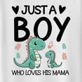 thumbnail image 3 of Faraee Mothers Day Shirt for Kids Toddler Boys Girls Letter Print Short Sleeve T-Shirt Crewneck Casual Basic Tee Tops White 7-8 Years, 3 of 4
