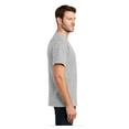 thumbnail image 3 of Port & Company Men's Classic Fit Tall Essential Cotton T-Shirt Ash 2X-Large Tall, 3 of 6