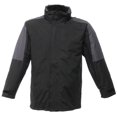 thumbnail image 1 of Regatta - Chaqueta 3 en 1 Modelo Defender III hombre caballero (impermeable y cortavientos) (Negro/ Gris) Regatta UTRW1192_blacksealgrey, 1 of 1