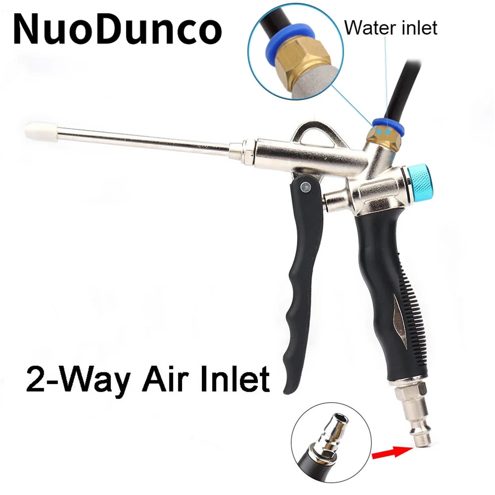 1/2pcs Adjustable Air Dust Gun Handheld 2-Way Air Blow Gun Cleaning and Dust Removal Pneumatic Tool - Multi-Purpose Tool