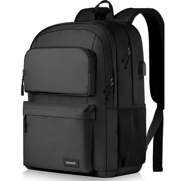Mochila BIKROD School para adolescentes y niñas, hombre y mujer, 28 litros, negra