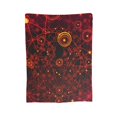 thumbnail image 4 of DouZhe Ultra-Soft Micro Fleece Lightweight Flannel Bed Blanket, Network Points Print Cozy Warm Throw Blankets, 60"x50", 4 of 6